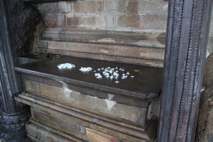 Анурадхапура. Храм Инсурмуния. Алтарь.