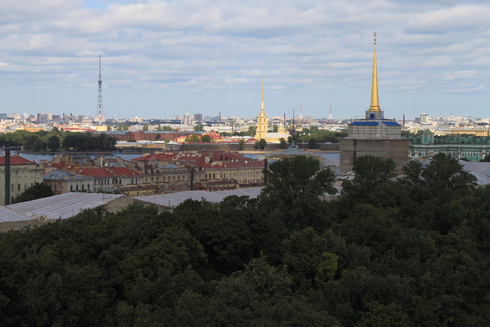 Санкт-Петербург. Исаакиевский собор. Панорама.