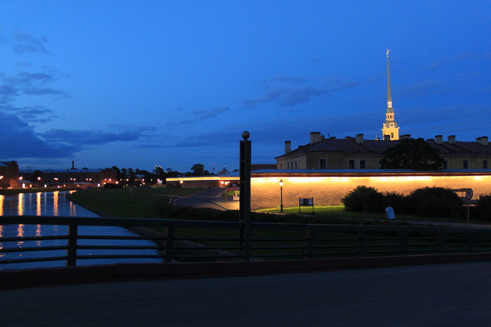 Санкт-Петербург на закате.