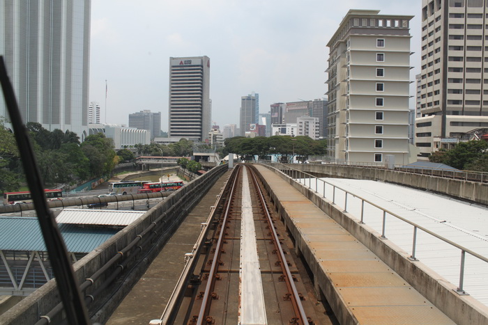 Малайзия. Куала-Лумпур. Метро LRT.