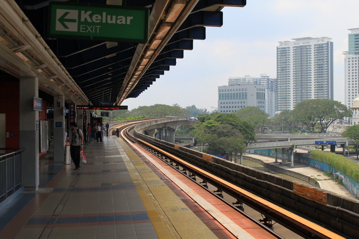 Куала-Лумпур. Станция метро Pasar Seni.