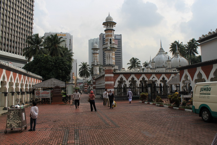 Куала-Лумпур. Мечеть Masjid Jamek.