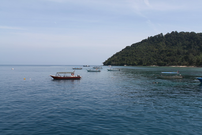 Малайзия. Остров Тиоман. Пристань деревни Salang.