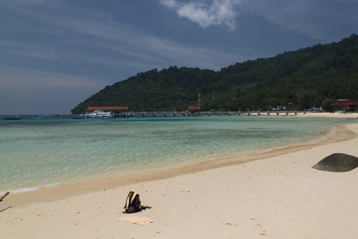 Малайзия. Остров Тиоман. Пляж.