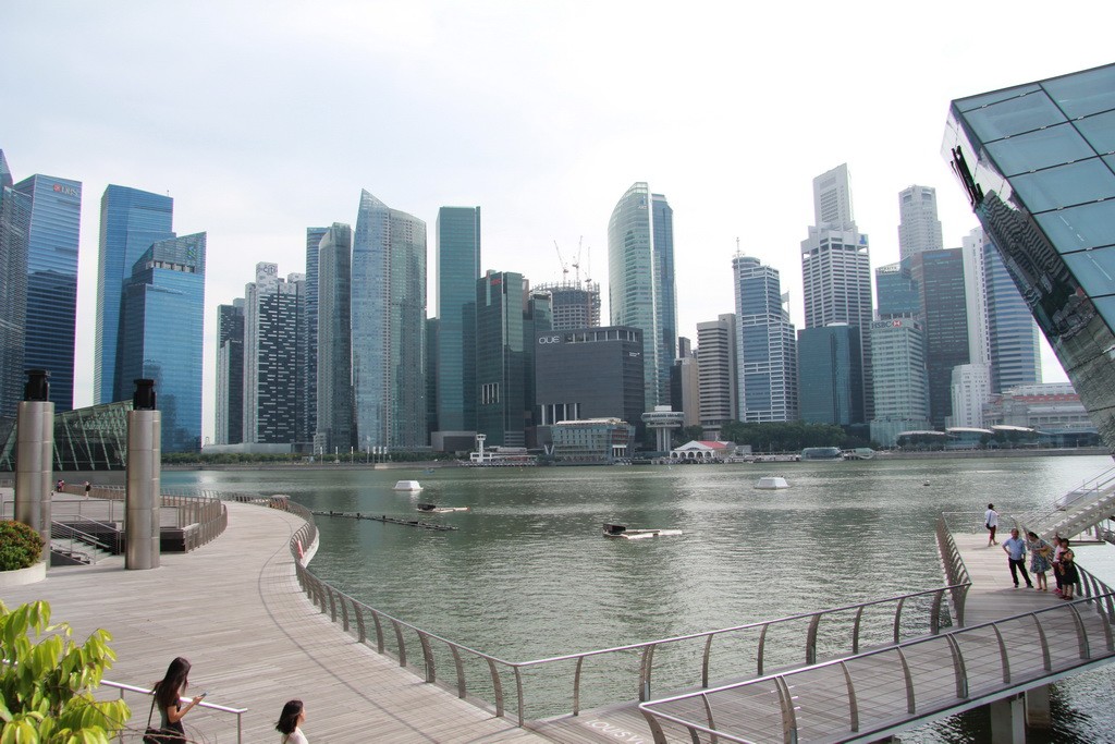 Сингапур. Залив Marina Bay.