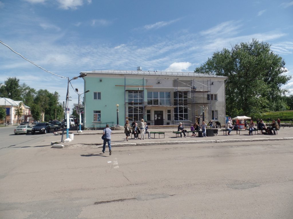 Автовокзал города Псков.