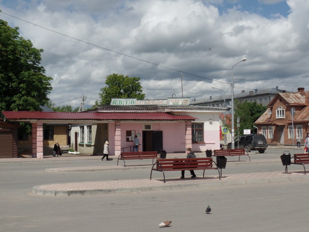 Автовокзал города Печоры.