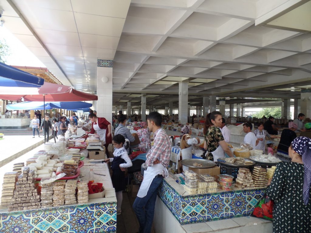 Торговые ряды Сиабского базара